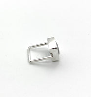 Square Ring in White and Gray - Size 6  CUSTOM ORDER RESERVED