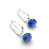 Elongated Half Circle and Hollow Ball Earrings Choice of Colors (New Colors!)